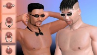 Gay game online with hot gay nipple piercing